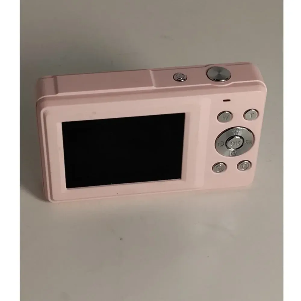 Jectse Digital Camera Soft Pink 44.0 MP 16X Zoom 1080P HD Video Battery Charger